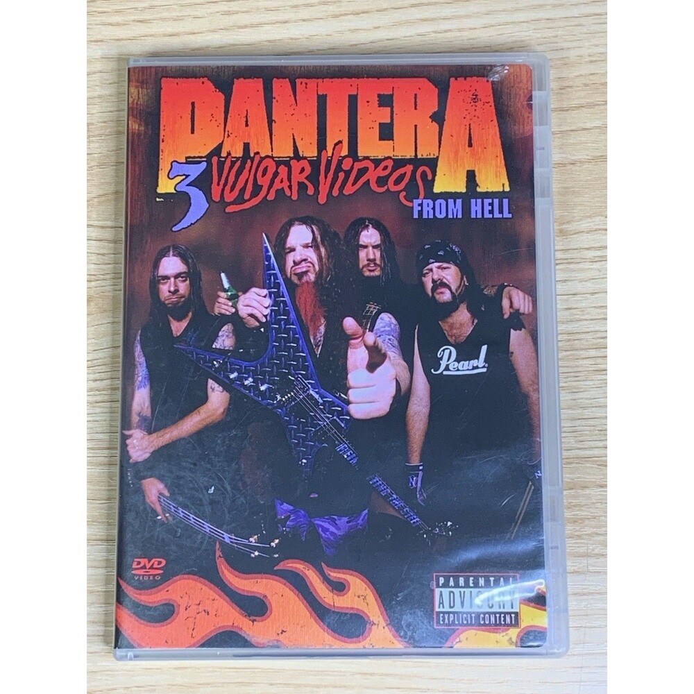 Pantera 3 Vulgar Videos From Hell (DVD 2006, 2-Disc Set) Dimebag Vinnie Paul